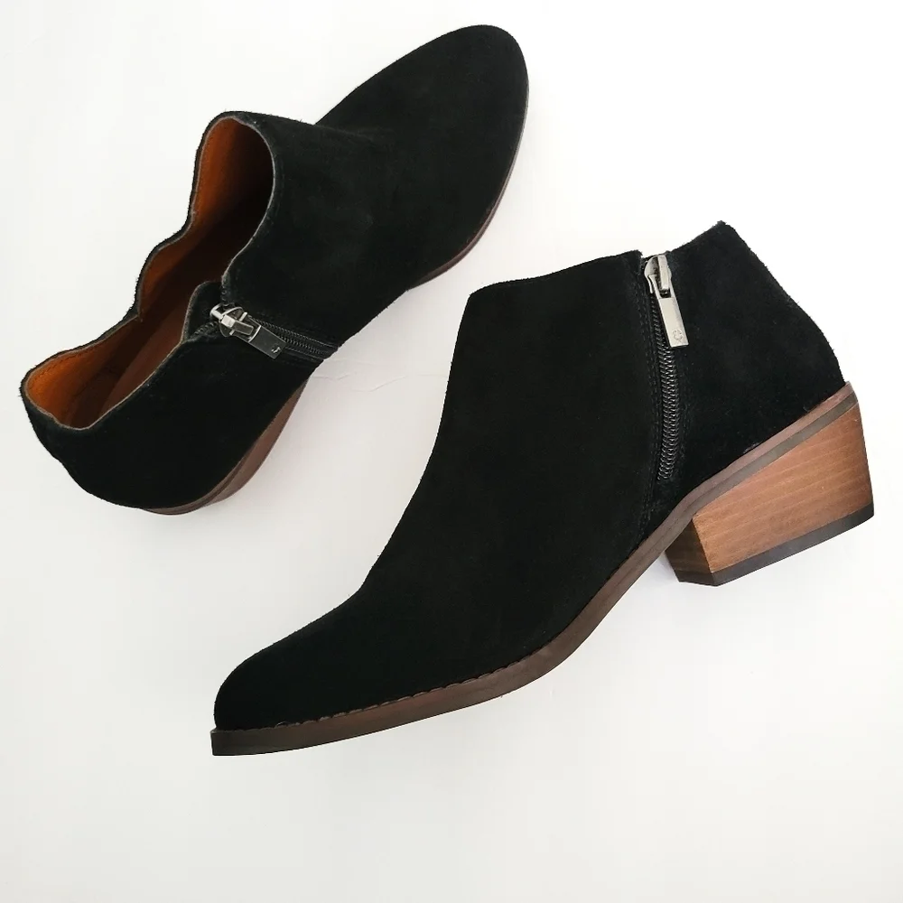 Lucky brand lp-fenley black booties